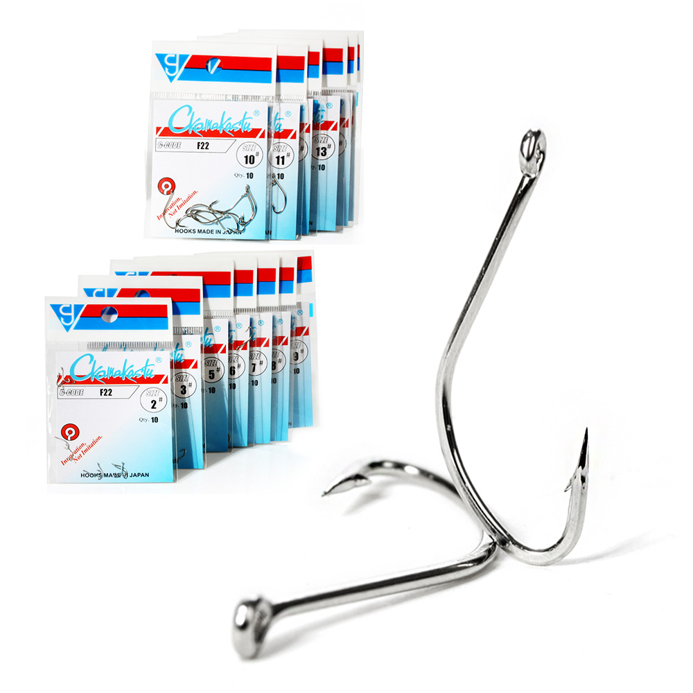 Fishing Hook Offset - Ckamastu F22 Putih Air Asin Membantu
