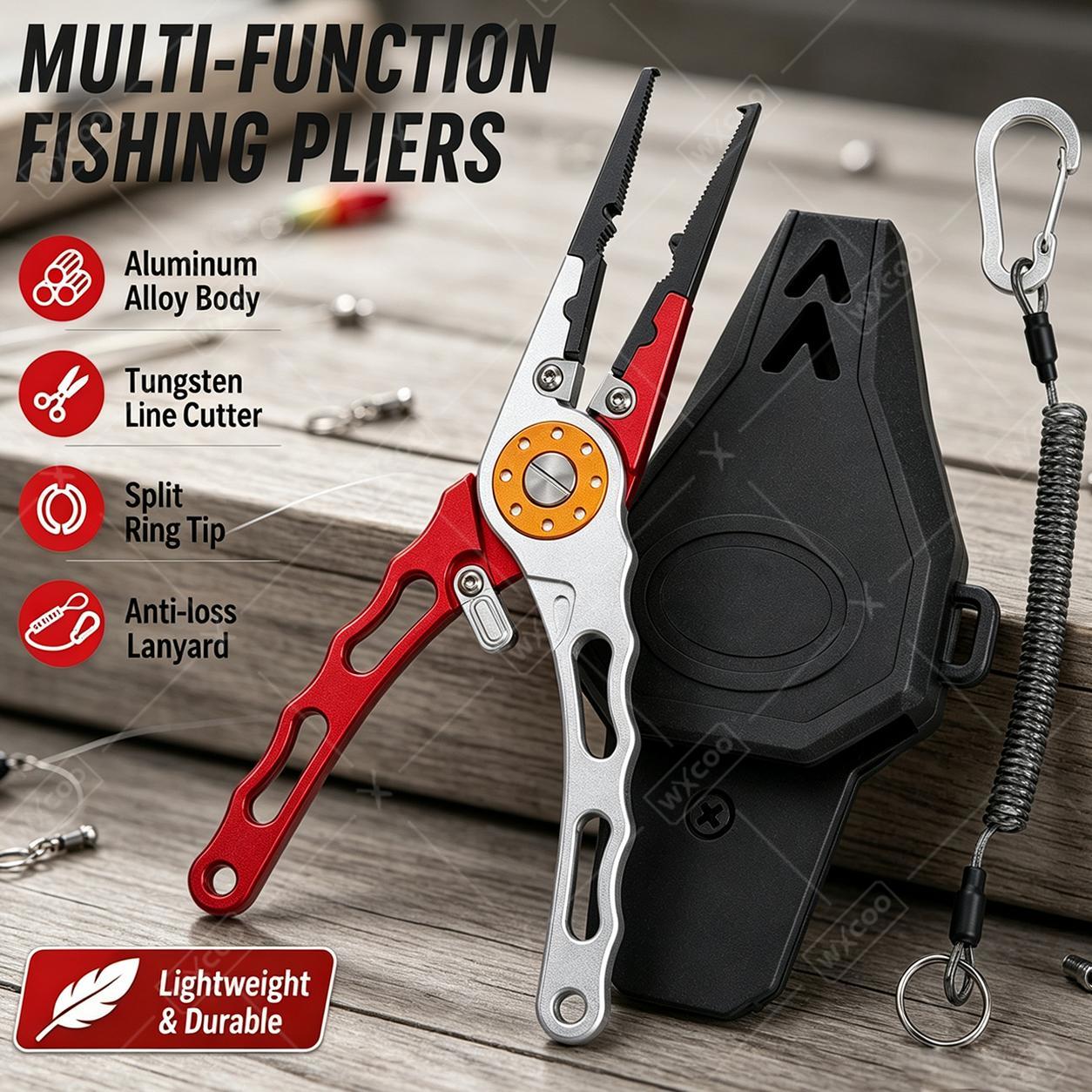 Fishing Hook Remover - WXCOO Tang Pembuka Cincin Pemotong Kait