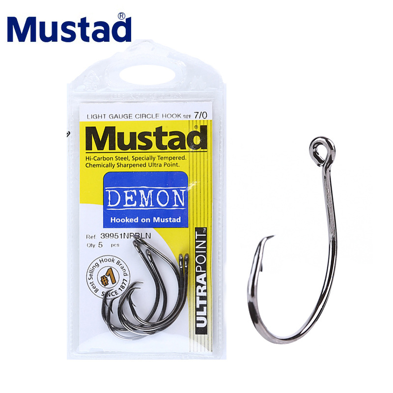 Fishing Hook Offset - Mustad 39951 # Memancing Kait Lingkaran