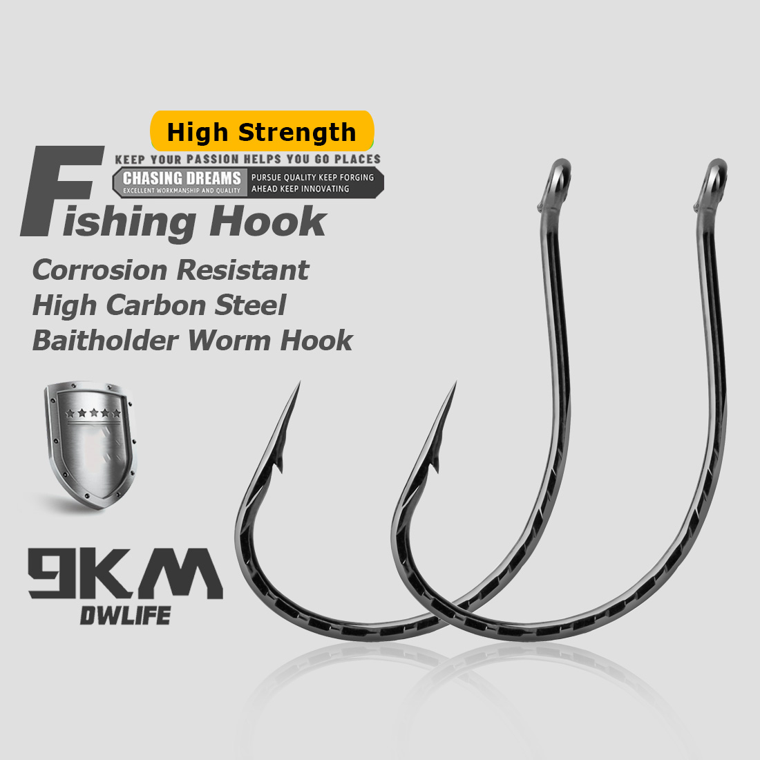 Fishing Hook Offset - Drop Shot kait pancing Bass kait