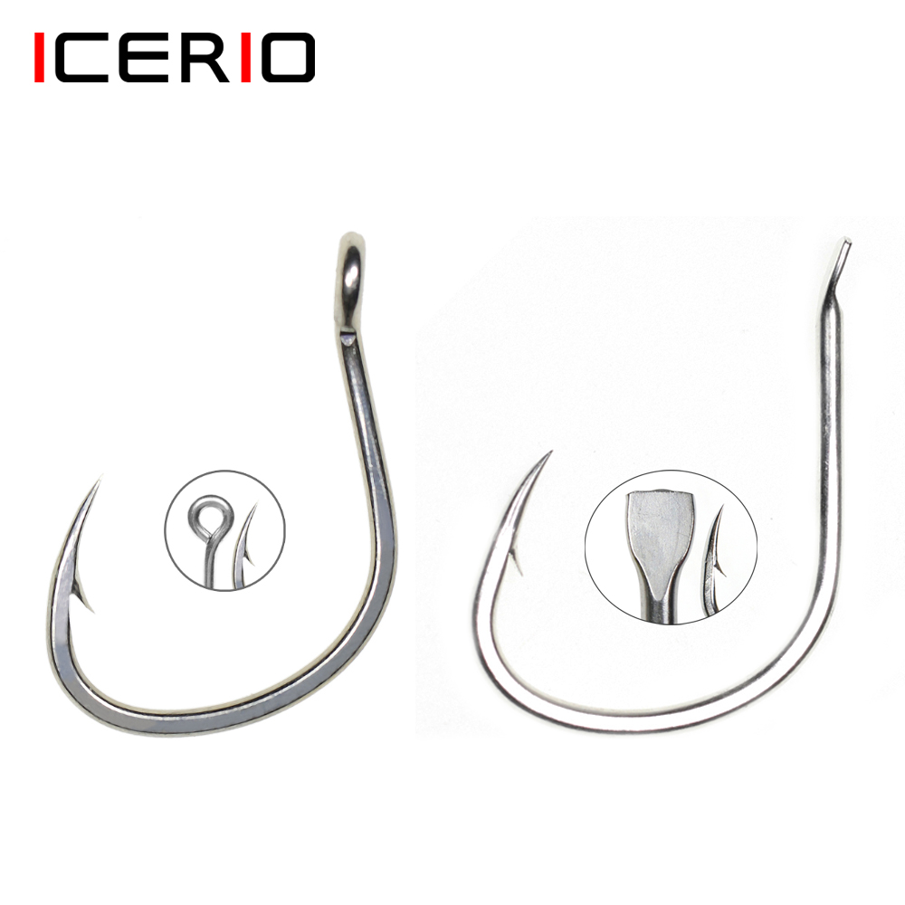 Fishing Hook Offset - ICERIO 10 buah kait ikan air