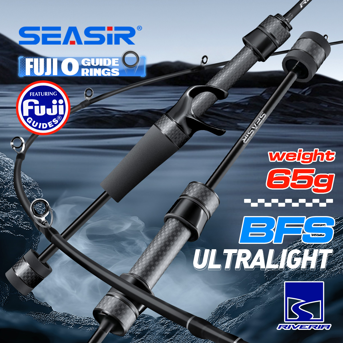 Kastking Reel Zephyr - Seasir Riveria BFS Joran Pancing Ultralight