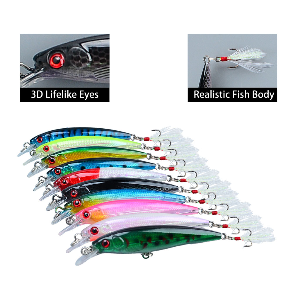 10 Buah Set Umpan Pancing Bion - Fishing Hook Treble ulasan dan harga