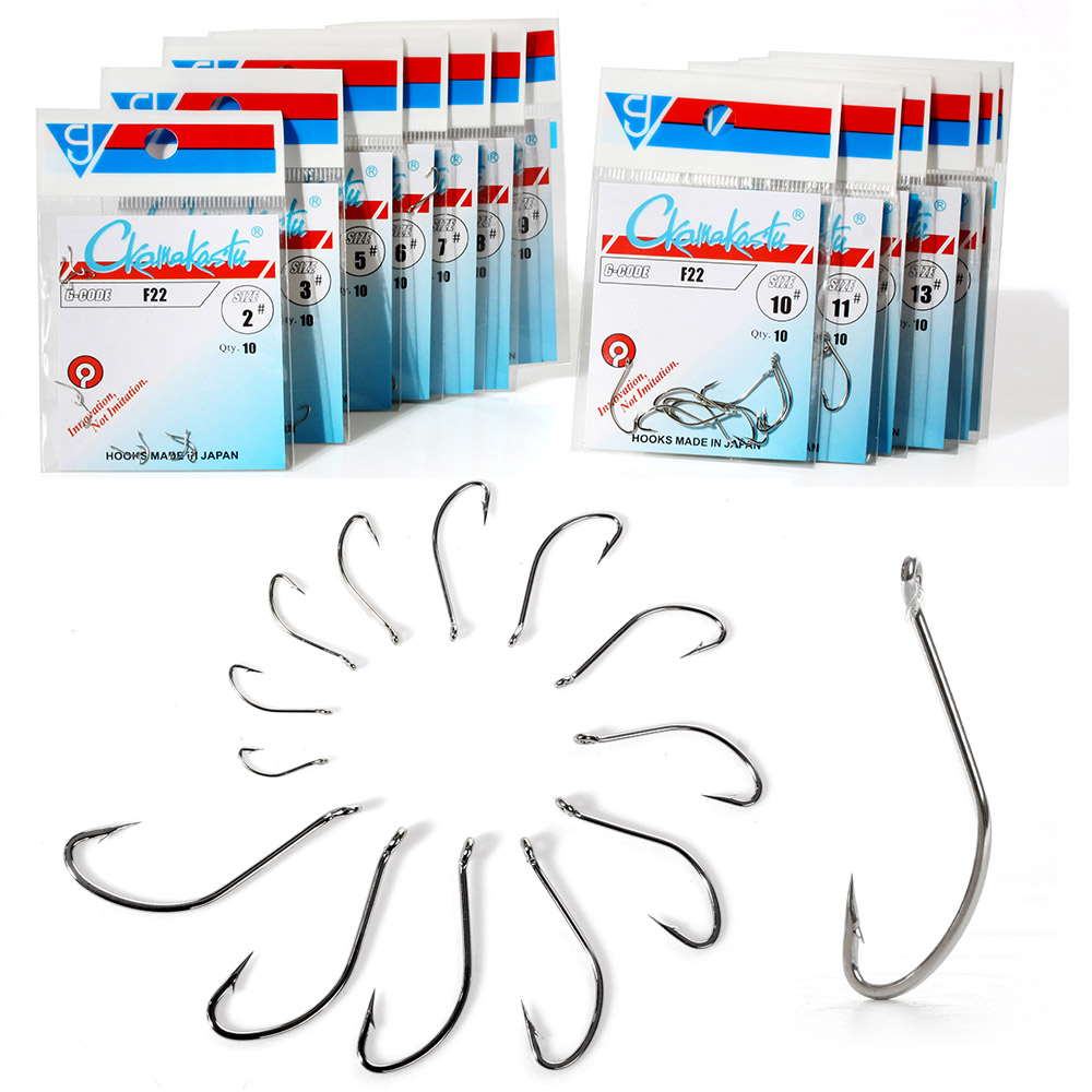 Ckamastu F22 Putih Air Asin Me - Fishing Hook Offset ulasan dan harga
