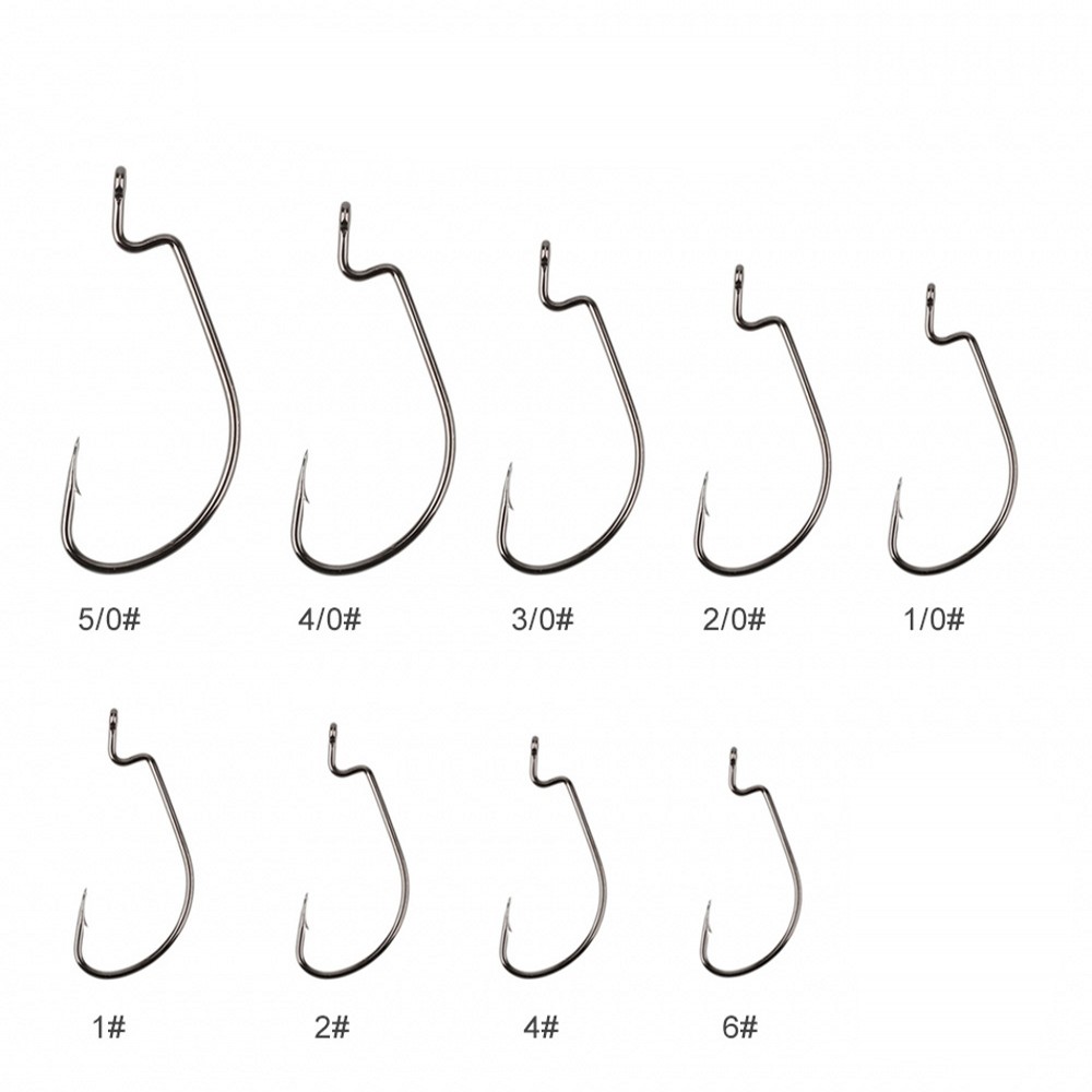 20 Buah/Lot Kait Pancing Texas - Fishing Hook Assortment ulasan dan harga