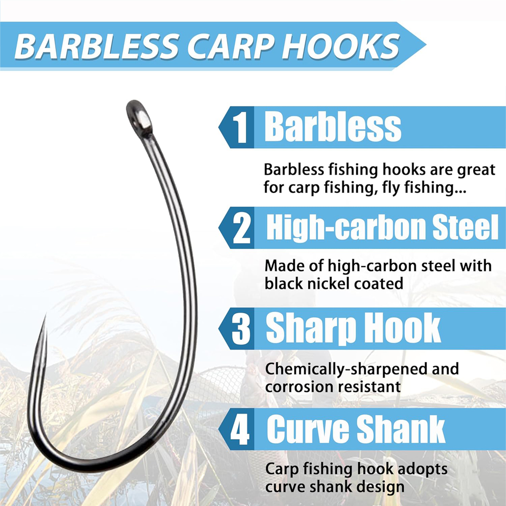 180 buah Kit kait pancing Barb - Fishing Hook Assortment ulasan dan harga