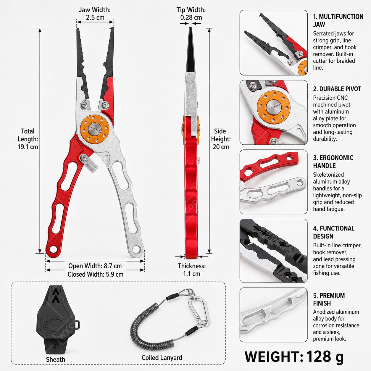 WXCOO Tang Pembuka Cincin Pemo - Fishing Hook Remover ulasan dan harga