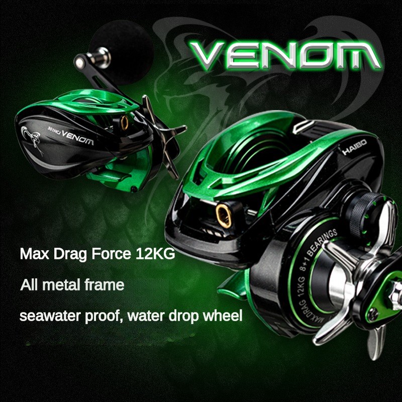 HAIBO Gulungan Pancing Anti Ai - Abu Garcia Reel Max ulasan dan harga