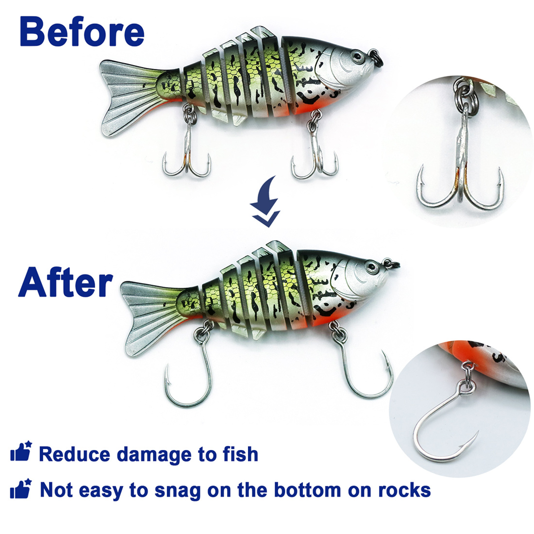 9KM Kait Pancing 25 Buah Kait  - Fishing Hook Offset ulasan dan harga