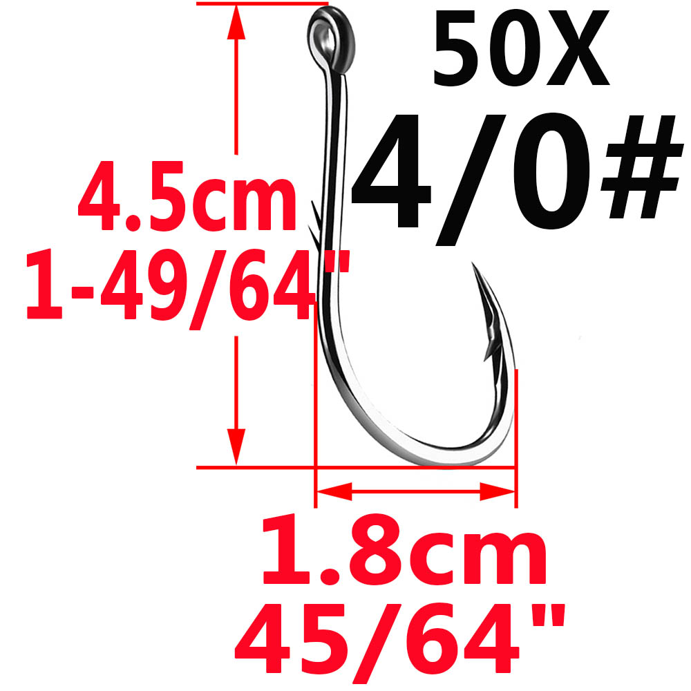 50 Buah Kait Pancing Bermata I - Fishing Hook Assortment ulasan dan harga