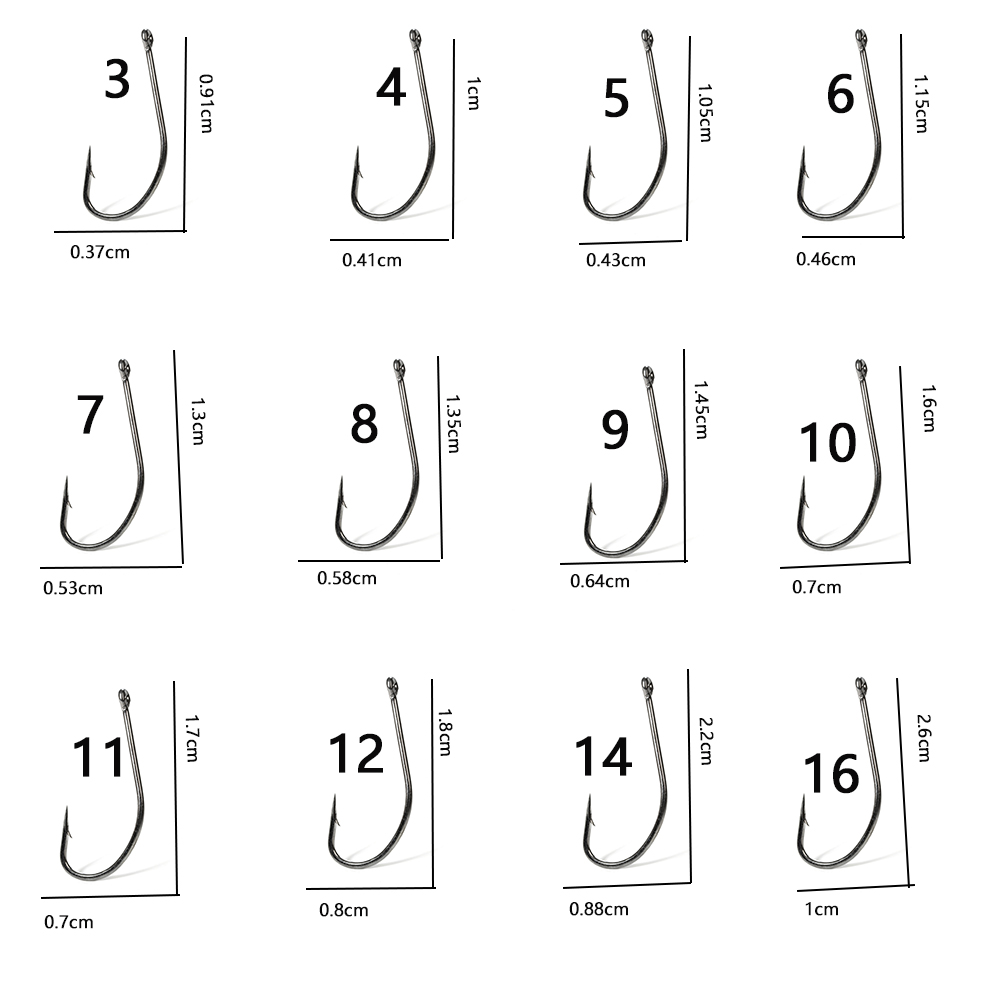 1 Paket LS-9939 Kail Pancing A - Fishing Hook Assortment ulasan dan harga