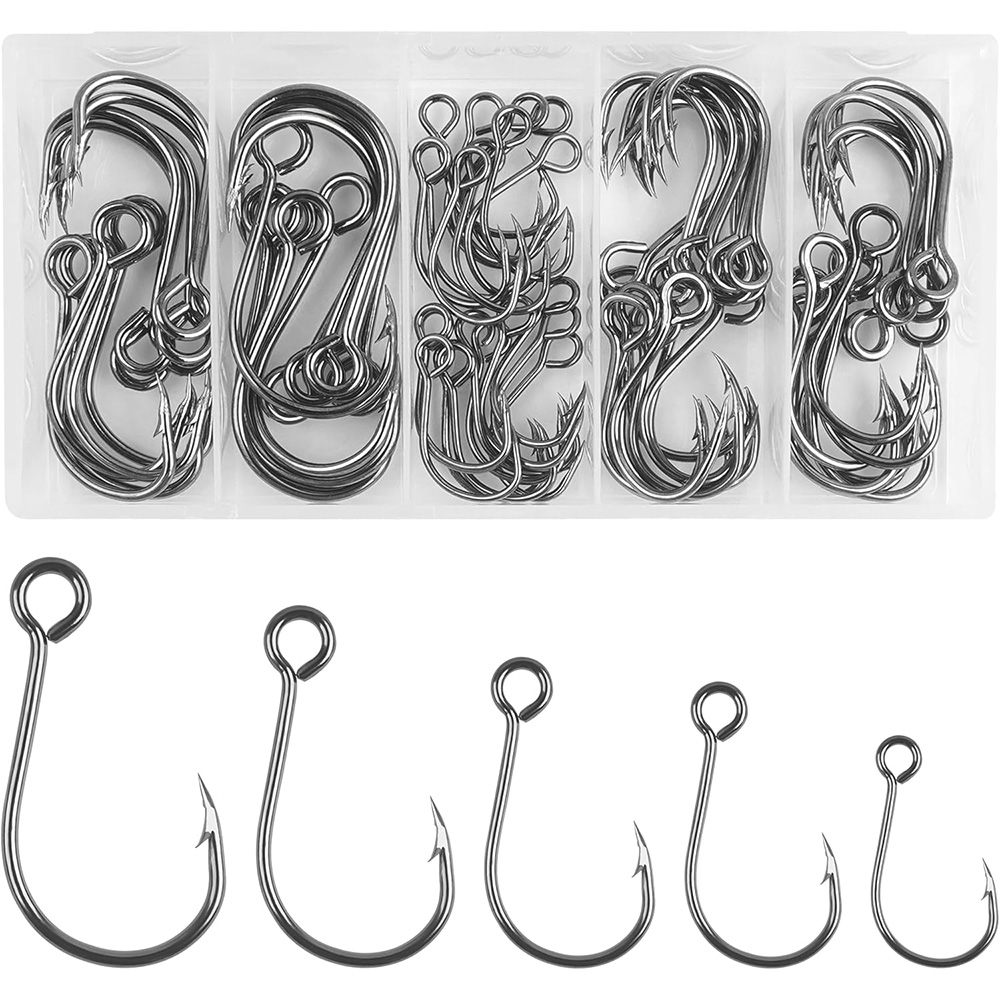 Kail Inline umpan pancing tung - Fishing Hook Offset ulasan dan harga